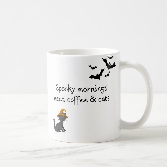 Caneca De Café Caffeine, Cats & a Dash of Magic (Direita)