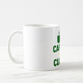 Caneca De Café Caffeine & Clovers – Irish Coffee Lover 