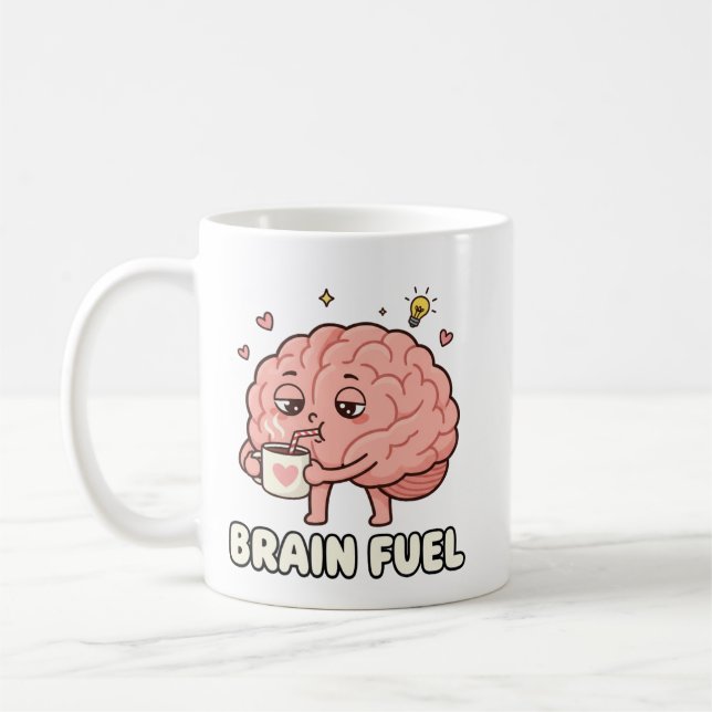 Caneca De Café Caffeine Lover brain (Esquerda)