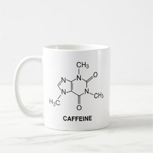 Caneca De Café Caffeine Molecule Coffee Mug