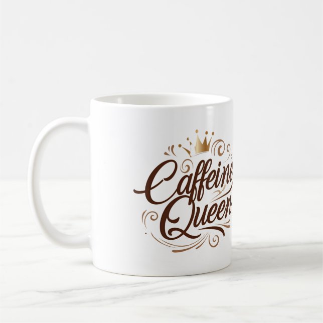 Caneca De Café " Caffeine Queen " (Esquerda)