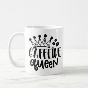 Caneca De Café Caffeine Queen