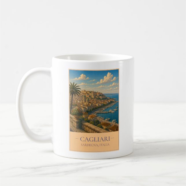 Caneca De Café Cagliari (Esquerda)