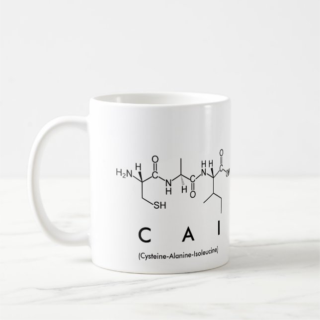Caneca De Café Cai peptide (Esquerda)
