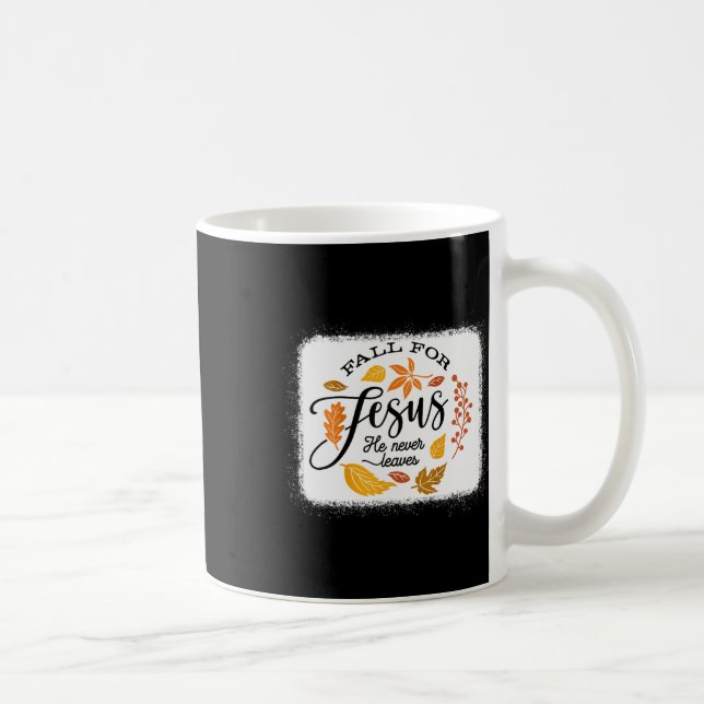 Caneca De Café Cai Por Jesus Que Ele Nunca Sai (Direita)