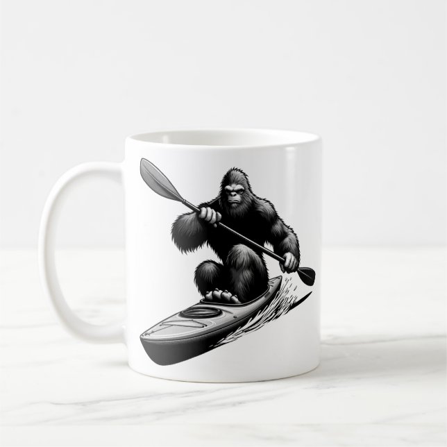 Caneca De Café Caiaque Pé Grande  (Esquerda)
