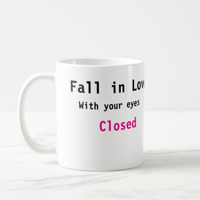 Caneca De Café Cair no Love Mug (Esquerda)