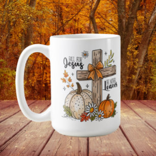 Caneca De Café Cair por Jesus Cruz Cristã de Outono