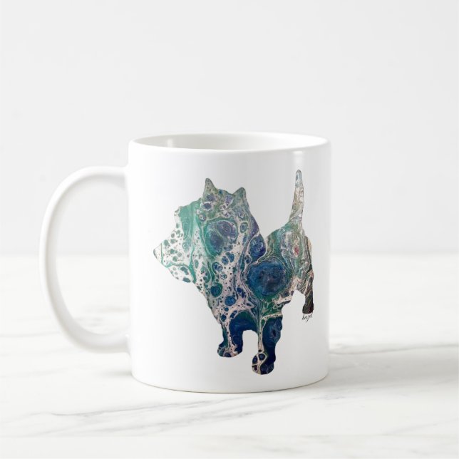 Caneca De Café Cairn Terrier, Cairn Terrier (Esquerda)