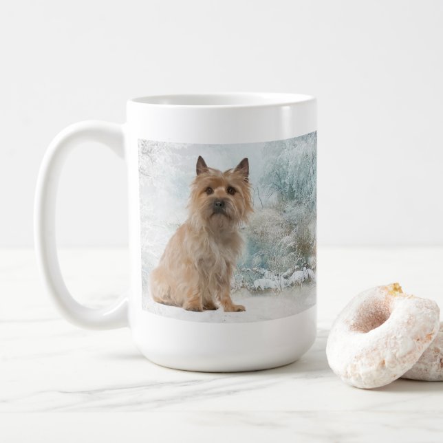 Caneca De Café Cairn Terrier Mug (Com Donut)