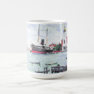 Caneca De Café Cais 1901 da excursão de Veneza Italia