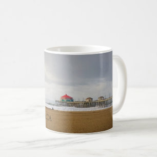 Caneca De Café Cais de Huntington Beach, CA