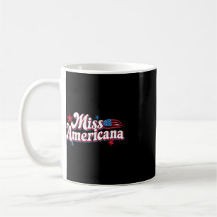 Caneca De Café Caixa Amarela América 4 De Julho Miss Americana Re