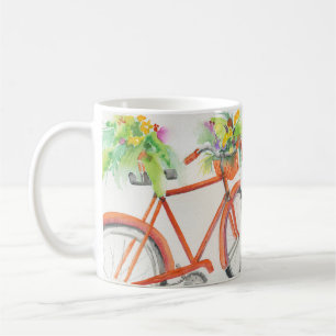 Caneca De Café Caixa de Flores de Bicicleta