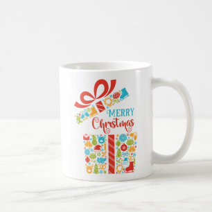 Caneca De Café Caixa de Surpresa de Natal