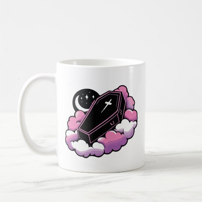 Caneca De Café Caixão pastel (Esquerda)