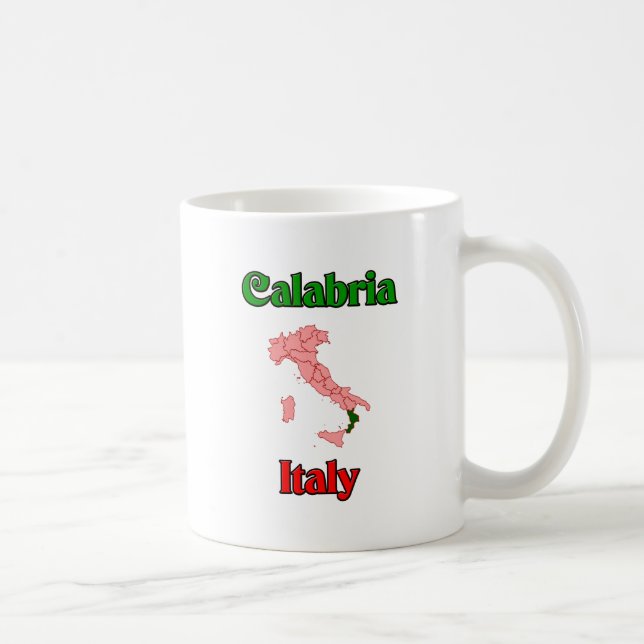 Caneca De Café Calabria Italia (Direita)