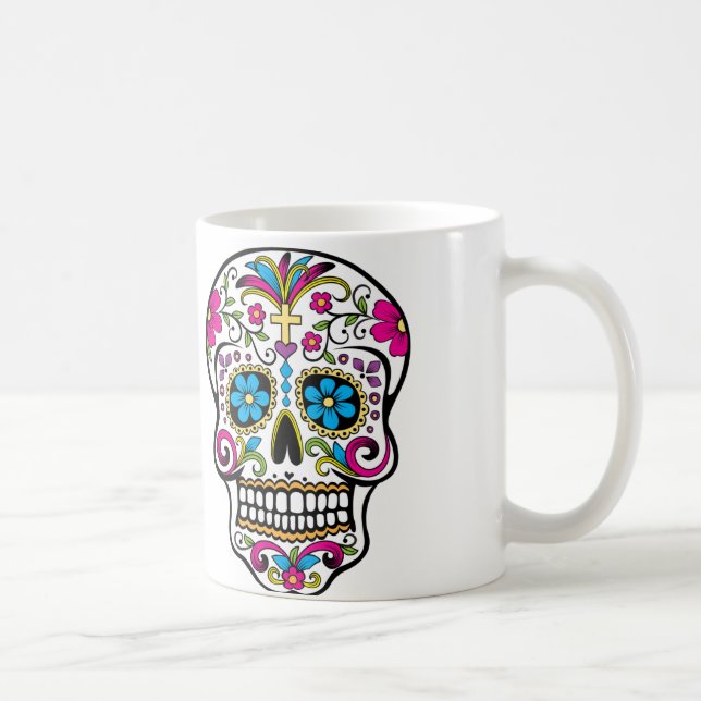 Caneca De Café Calavera (Direita)