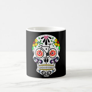 Caneca De Café Calavera - bicicleta do crânio do açúcar