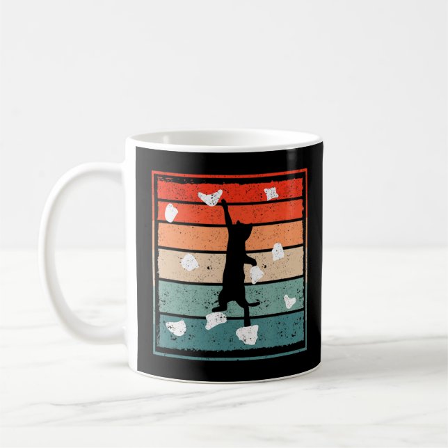 Caneca De Café Calçado De Gato Subido De Pedra De Gatinhos (Esquerda)