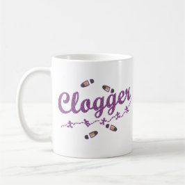 Caneca De Café Calçados dos dançarinos de Clogger que obstruem o
