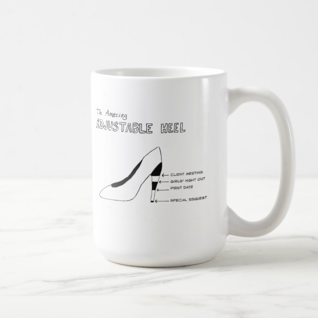 Caneca De Café Calçados sensatos com saltos (Direita)