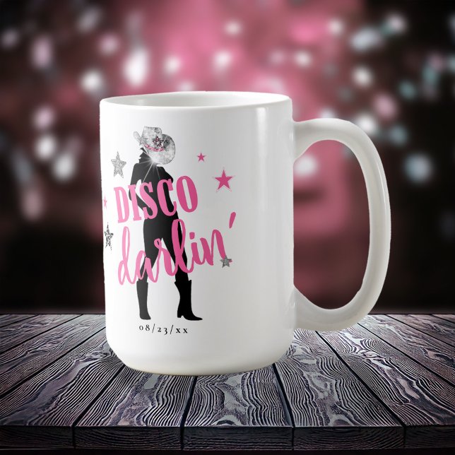 Caneca De Café Calças 'n Brilho Noiva Descomplicada Disco Darlin' (Criador carregado)