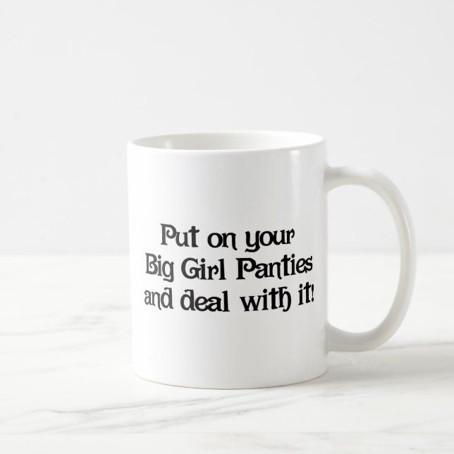 Caneca De Café Calcinhas grandes da menina (Direita)