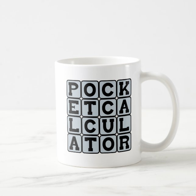 Caneca De Café Calculadora de Bolso, Ferramenta de Matemática (Direita)