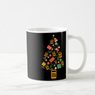 Caneca De Café Calculadora de Contador de Natal Financeira Chris