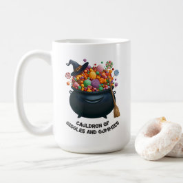 Caneca De Café Caldeirão de Risos e Gummies