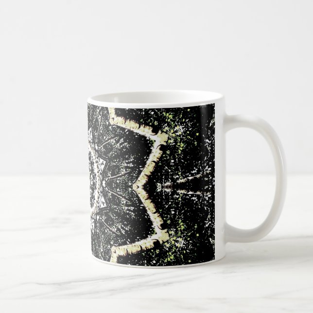 Caneca De Café Caleidoscópio Gótico (Direita)
