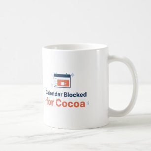 Caneca De Café Calendário Bloqueado para Chocolate Quente Engraça