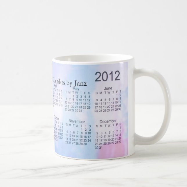 Caneca De Café Calendário de 2012 (Direita)