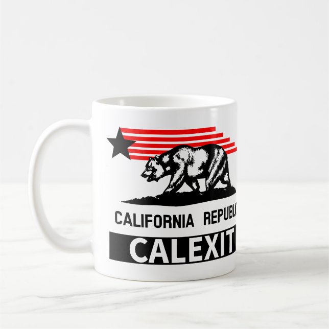 Caneca De Café Calexit California (Esquerda)