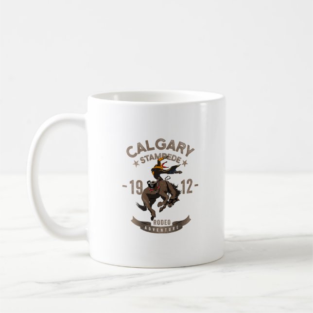 Caneca De Café Calgary Stampede Rodeo | Clássica #11 (Esquerda)