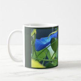 Caneca De Café Cálice-de-Ipomoea Azul