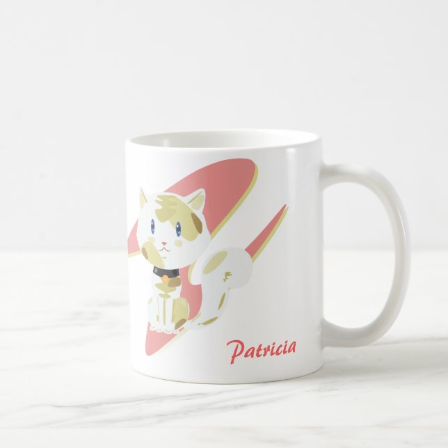 Caneca De Café Calico Cat Mug (Direita)