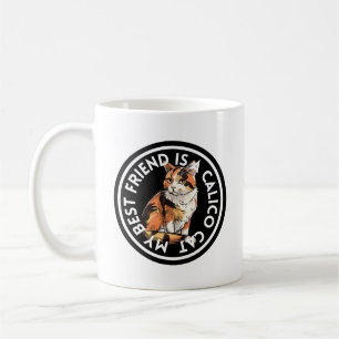 Caneca De Café Calico Cat, o melhor amigo