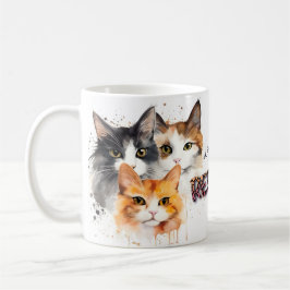 Caneca De Café Calico & Tabby cat