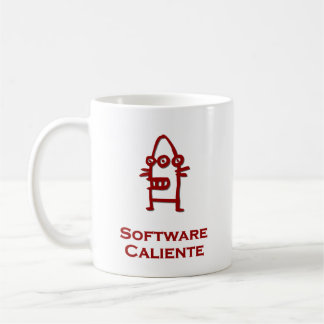 Caneca De Café Caliente do software de três olhos
