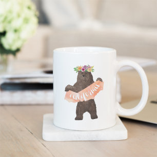 Caneca De Café California Boho Bear
