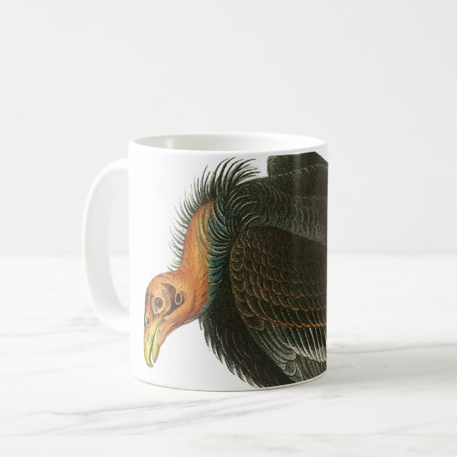 Caneca De Café California Condor por Audubon (Frente Esquerda)