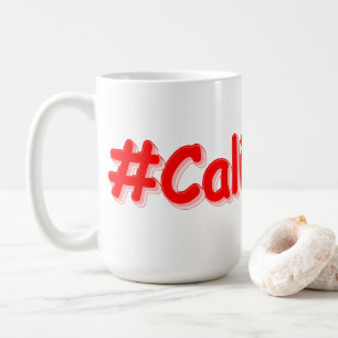 Caneca De Café "Califórnia" Design. Comprar Agora