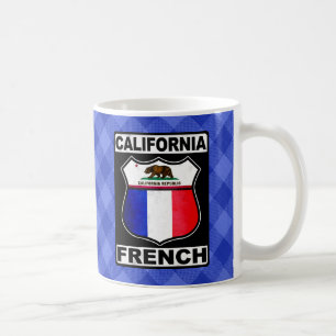 Caneca De Café California French American Mug