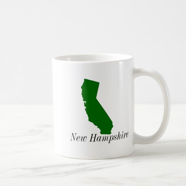 Caneca De Café California New Hampshire  (Direita)