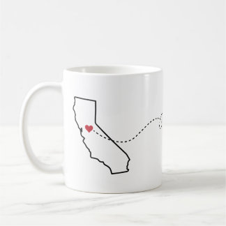 Caneca De Café Califórnia no Novo México - Heart2Heart Coffee Mug