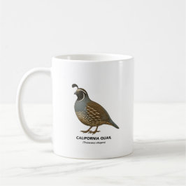 Caneca De Café California Quail - Birds da Califórnia