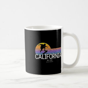 Caneca De Café California Skate Company Retro Skater Pôr do Sol