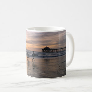 Caneca De Café California Surfers no Sunset